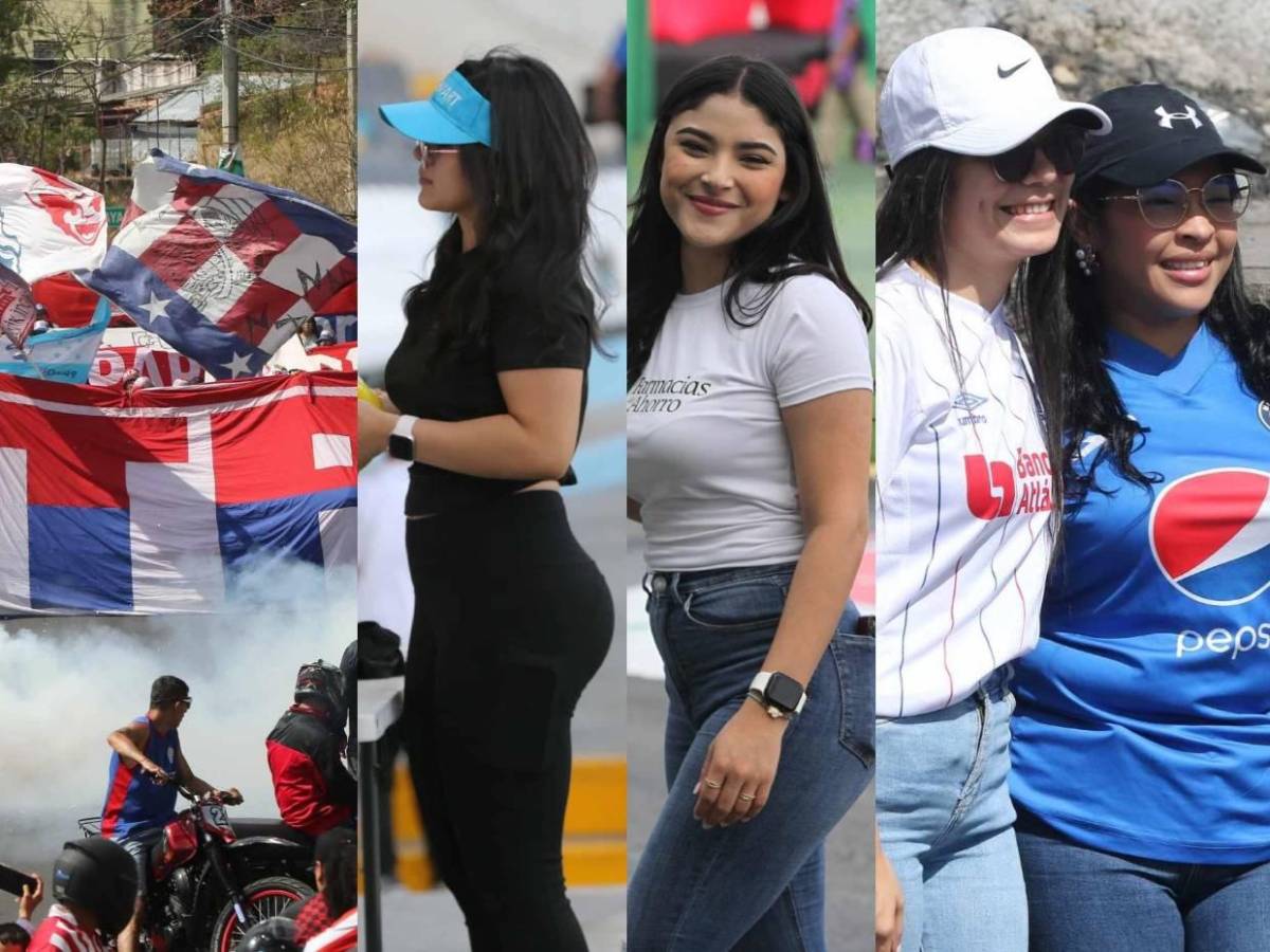 Carnaval de la barra del Olimpia, bellas chicas y el fenomenal ambiente previo al clásico hondureño