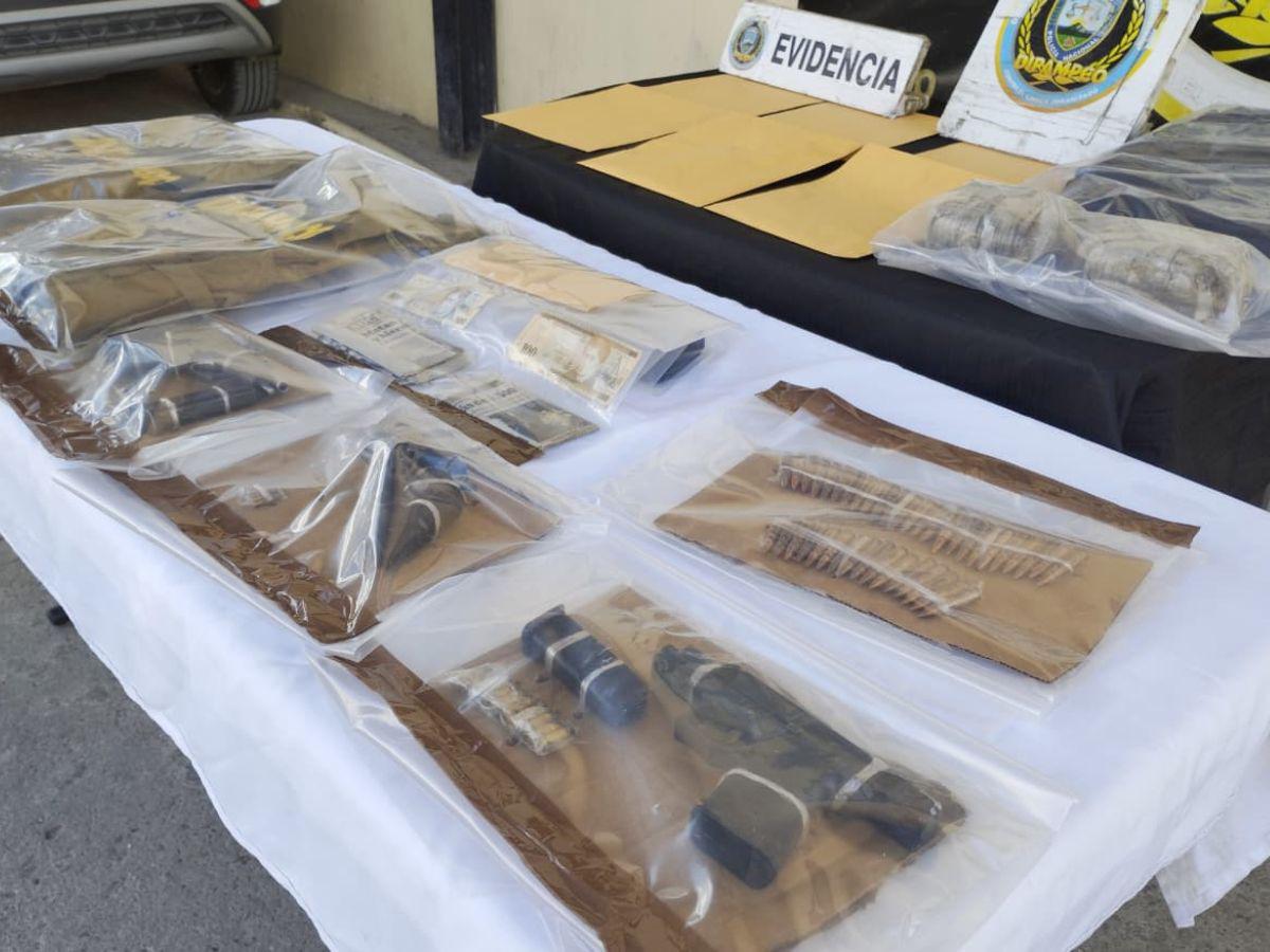 Con armas, droga y chalecos falsos: así cayeron ocho  miembros de la Pandilla 18