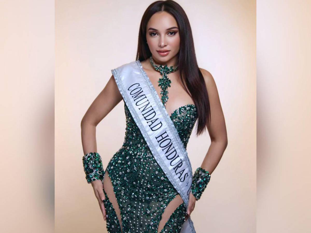¿Por qué la olanchana Stephanie Guifarro lleva la banda de la  Comunidad de EE UU en Miss Honduras?
