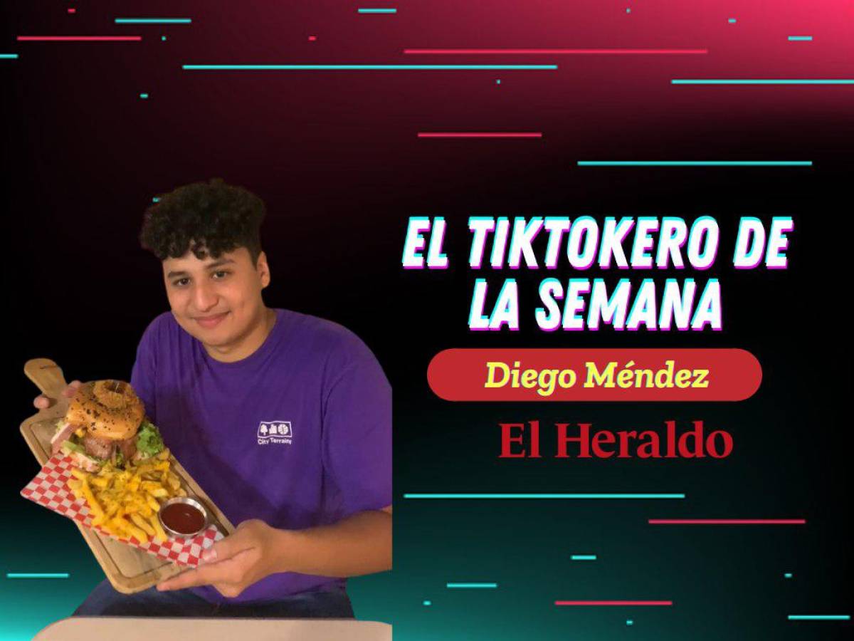 Diego Méndez, el paceño que provoca a TikTok con los manjares hondureños