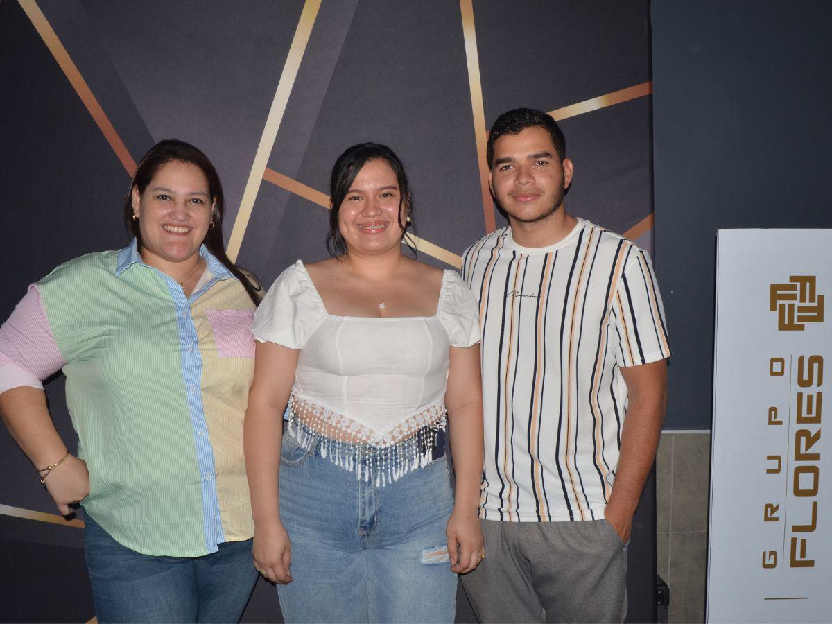 Laura Ortega, Daniela Reyes, Héctor Martinez