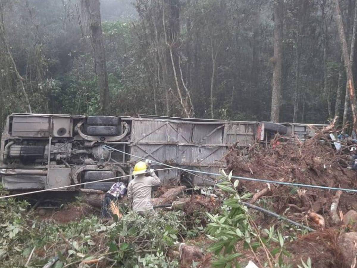 Lelis Juárez, víctima que murió tras volcamiento de bus en Intibucá