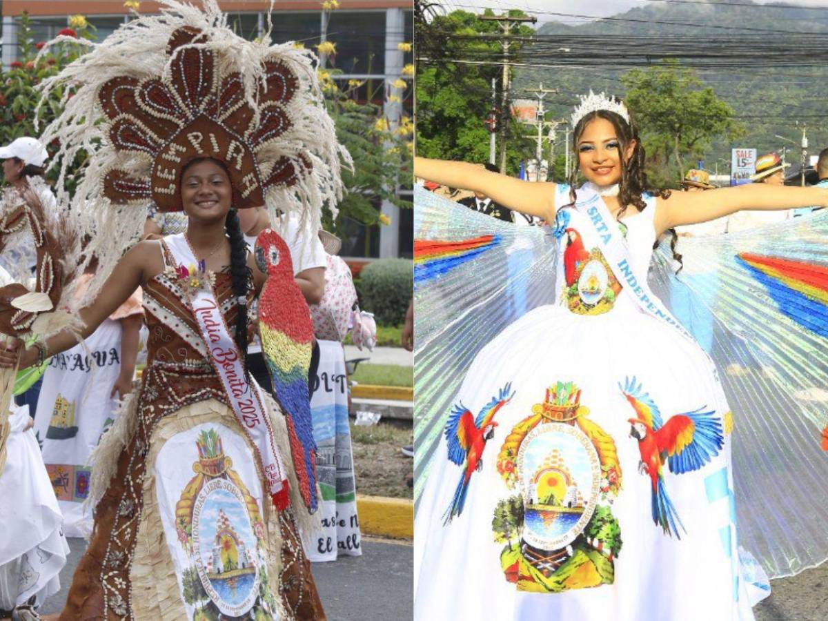 Los mejores trajes de los desfiles patrios de las escuelas en San Pedro Sula