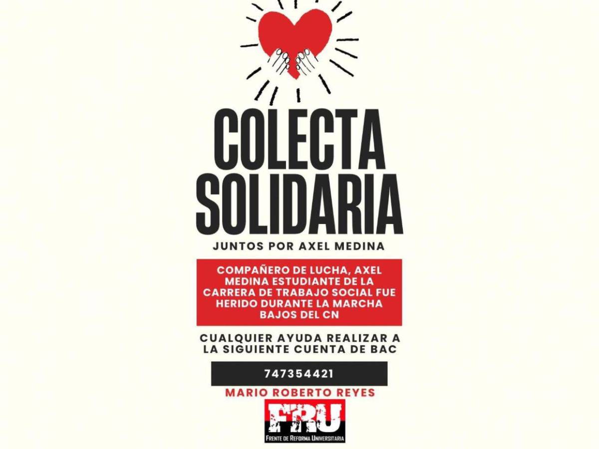 ¿Quién es el estudiante de la UNAH que perdió un ojo durante protesta en el Congreso?