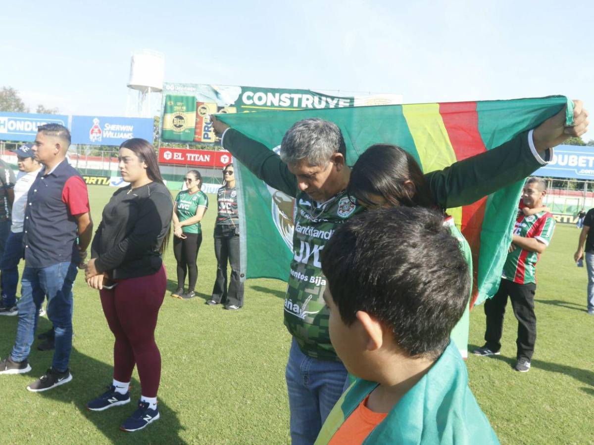 Marathón rinde último homenaje a Orinson Amaya en el césped del Yankel Rosenthal