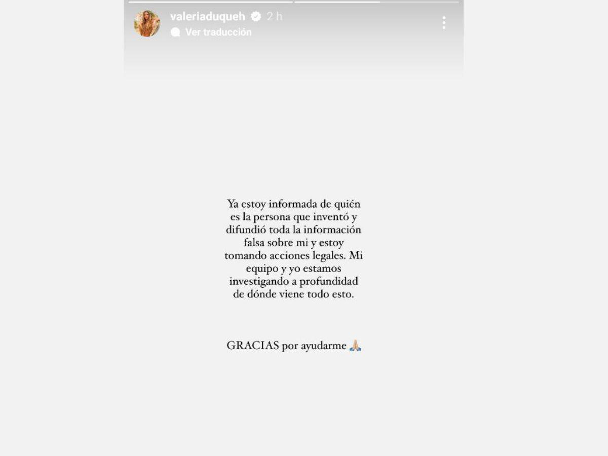 Valeria Duque se pronuncia sobre su supuesto vínculo con Rauw Alejandro