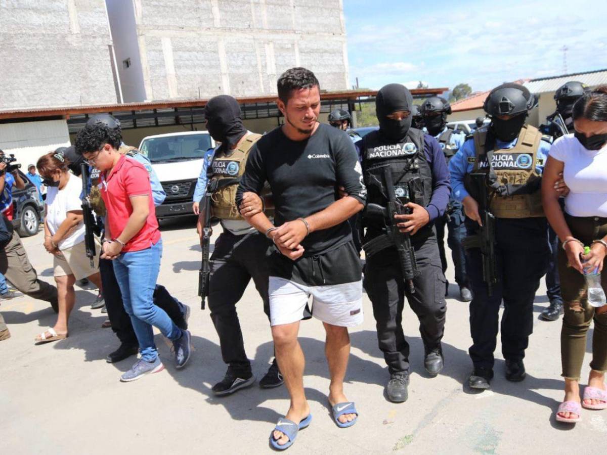 Capturan a cinco integrantes de la MS-13 vinculados al lavado de más de 70 millones de lempiras