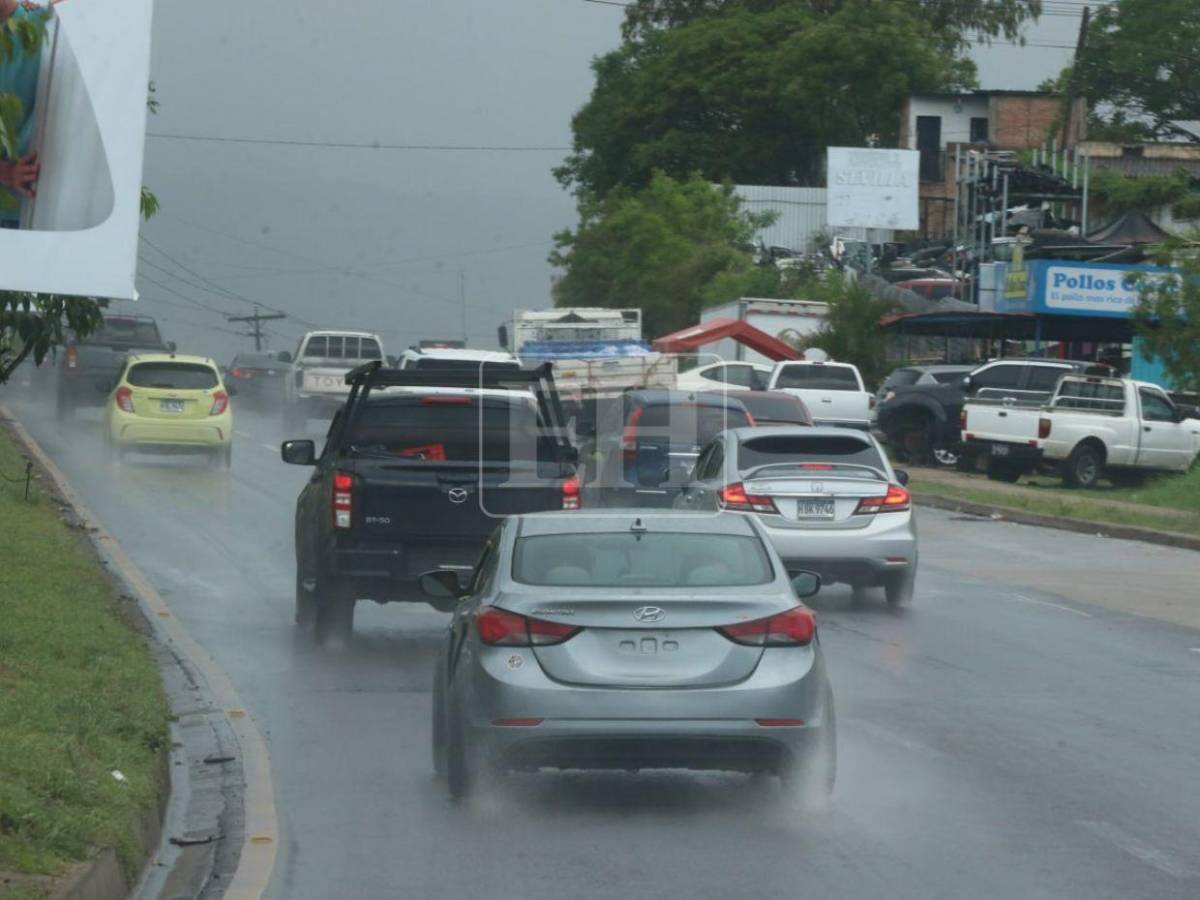 Fuertes lluvias caen sobre varias zonas de Tegucigalpa este viernes 5 de junio
