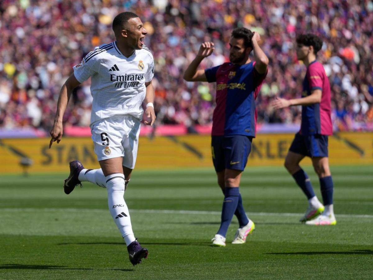 Mbappé rompe histórico récord en el clásico Barcelona vs Real Madrid