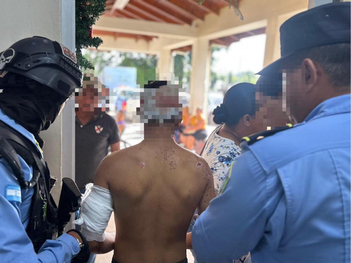 Encerrado y con el arma: así hallaron al primo que mató a dos hermanos en Olancho