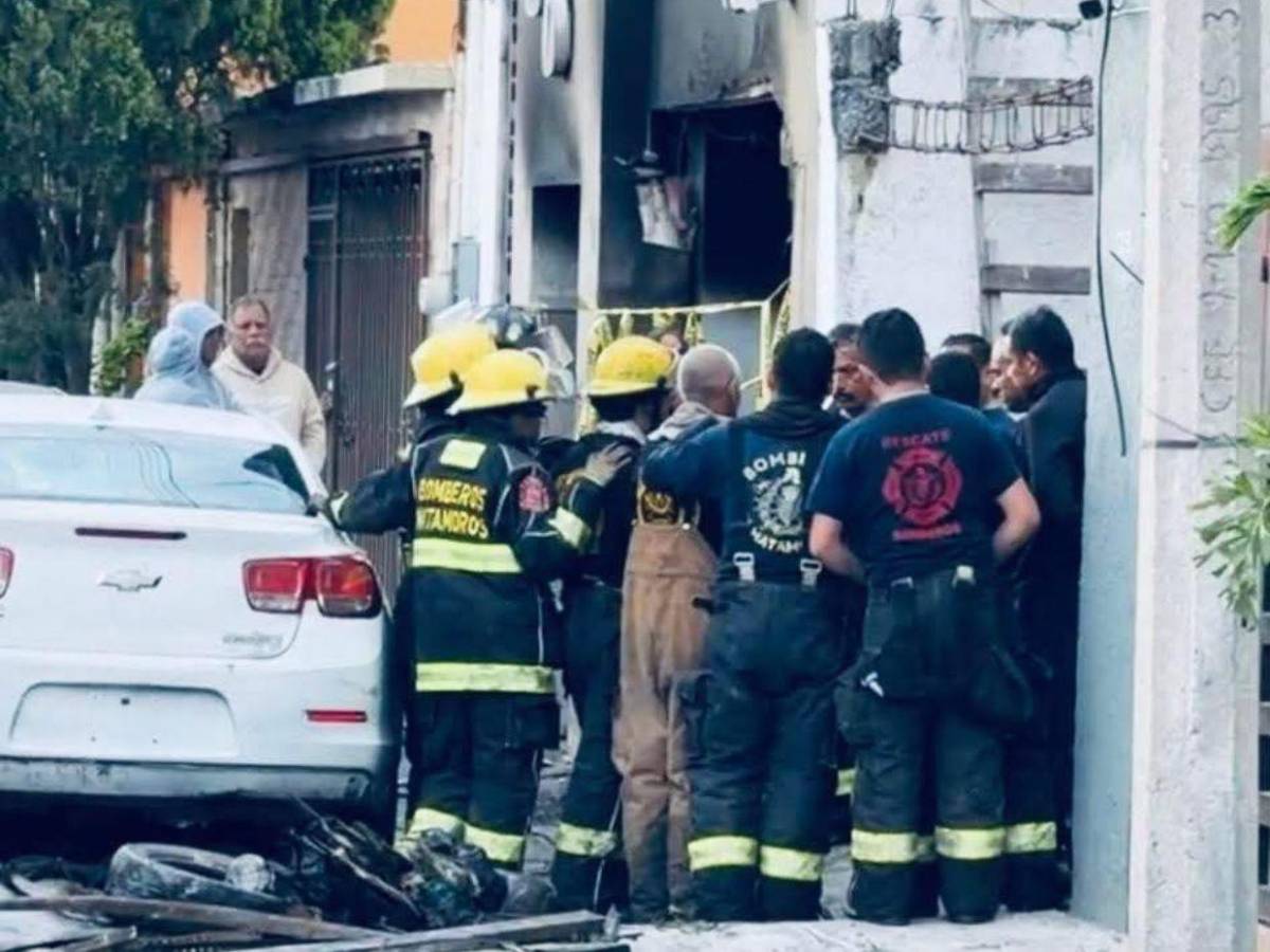 Niña de cuatro años y su familia mueren en voraz incendio en Tamaulipas
