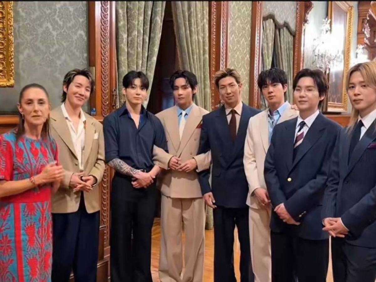 BTS anuncia video inédito de su recorrido por el Palacio Nacional de México