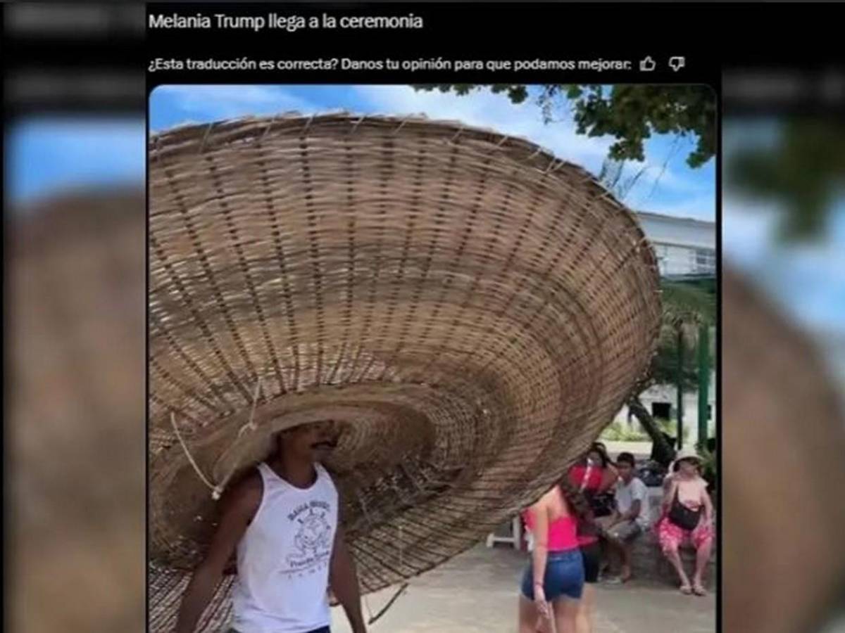 Los memes que dejó el sombrero “antibesos” de Melania Trump