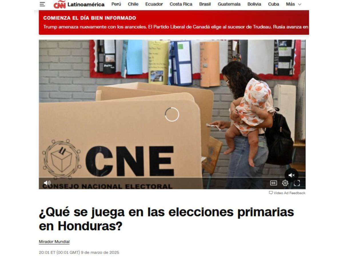 Elecciones en Honduras empañadas por tardía distribución de material: así informan medios internacionales