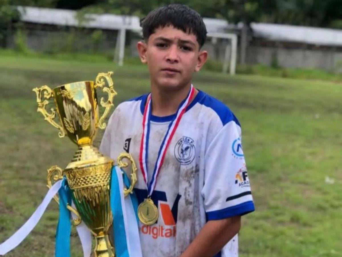 Emerson Villanueva, menor que habría muerto tras impacto de bala perdida en Lempira