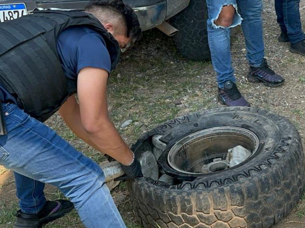 Llevaban marihuana oculta en las llantas: así transportaban droga por la carretera CA-5