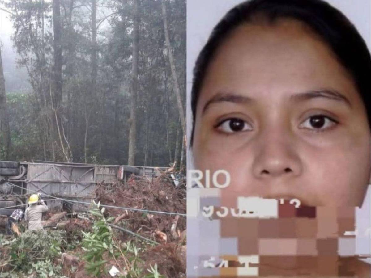 Lelis Juárez, víctima que murió tras volcamiento de bus en Intibucá