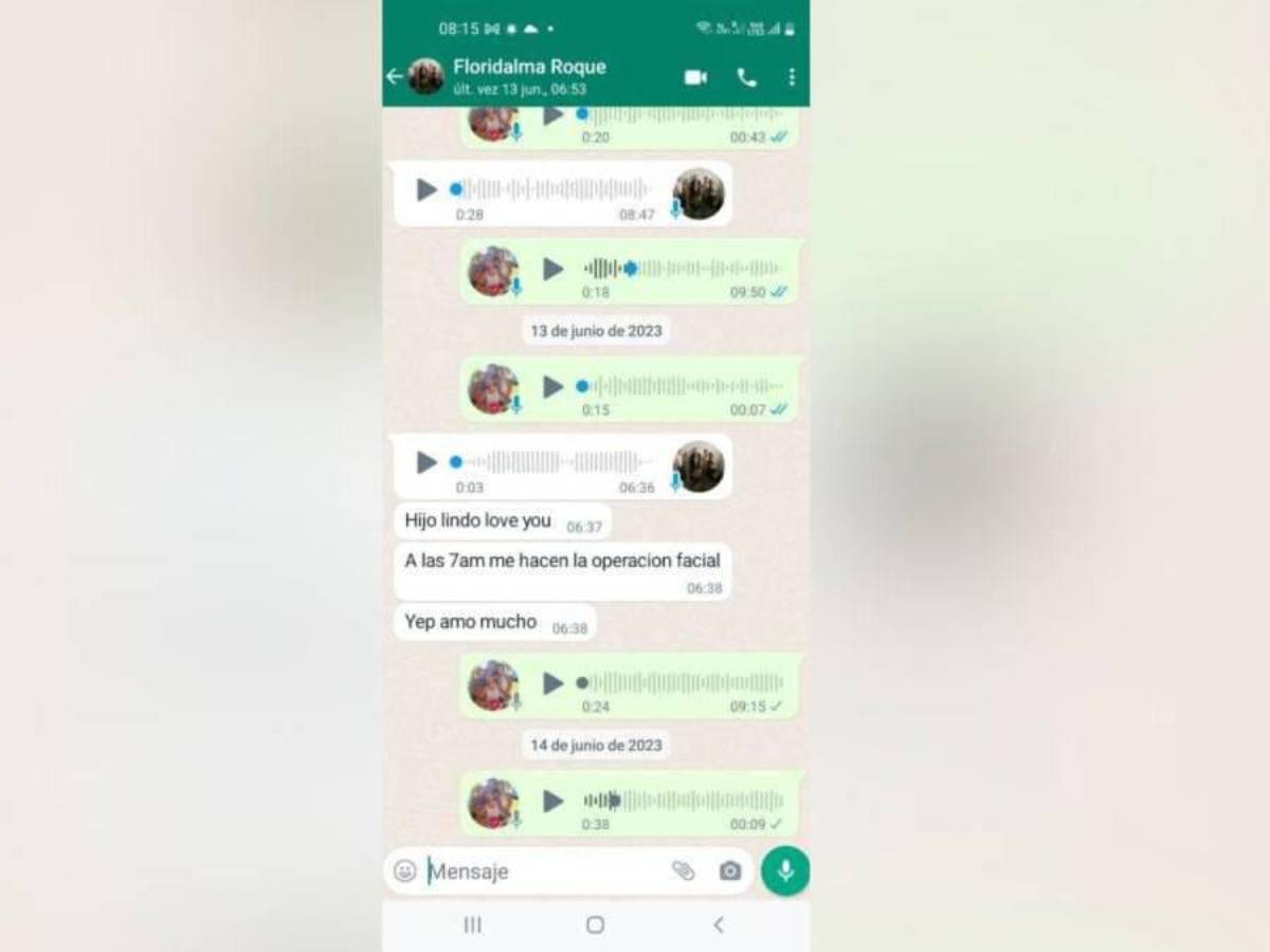 El video que muestra el último rastro de Floridalma Roque tras cirugía estética en Guatemala