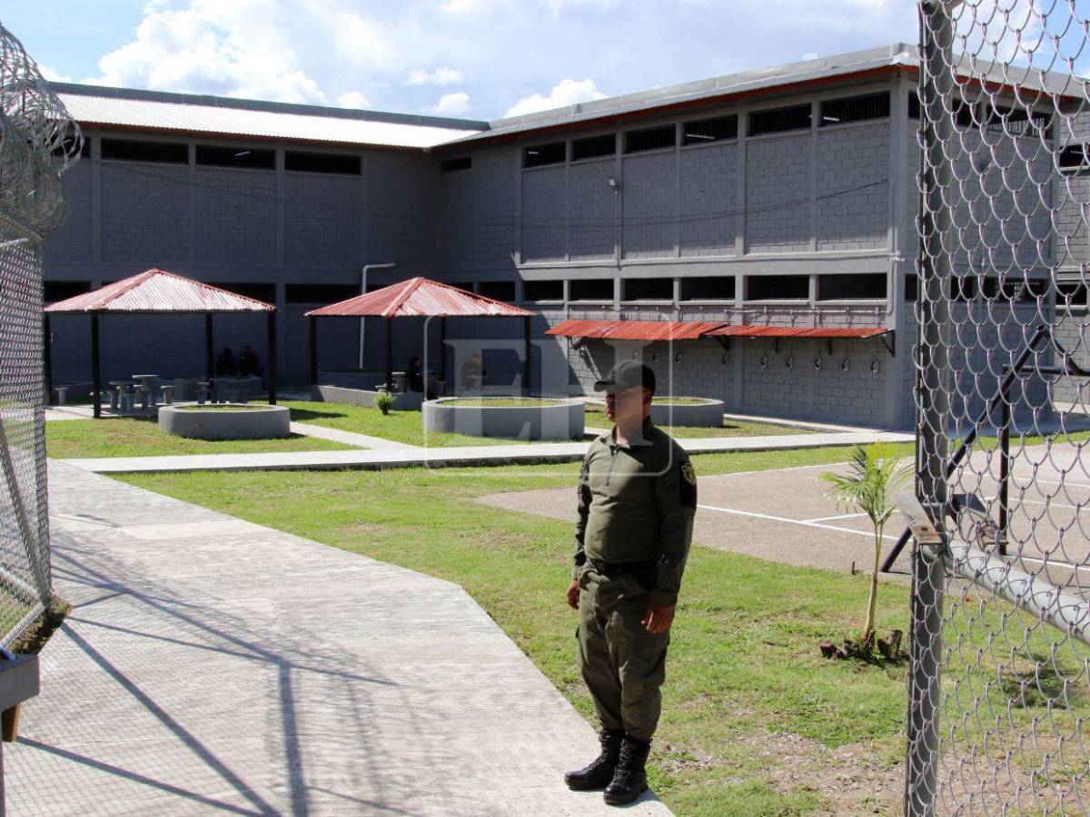 Así luce el módulo para 1,300 privados de libertad en la cárcel de Támara