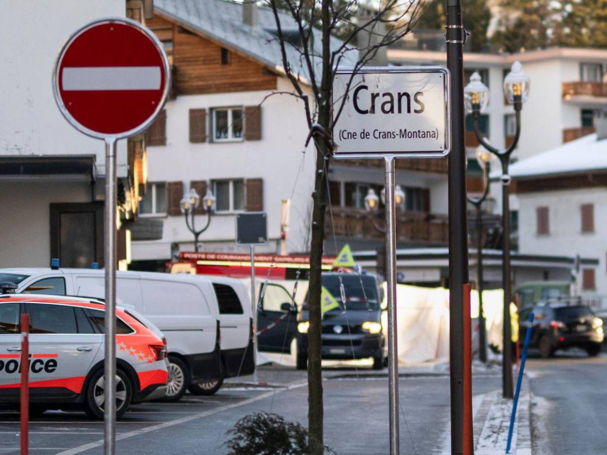 ¿Qué causó el fuego? Revelan el origen del incendio en un exclusivo bar de esquí en Suiza