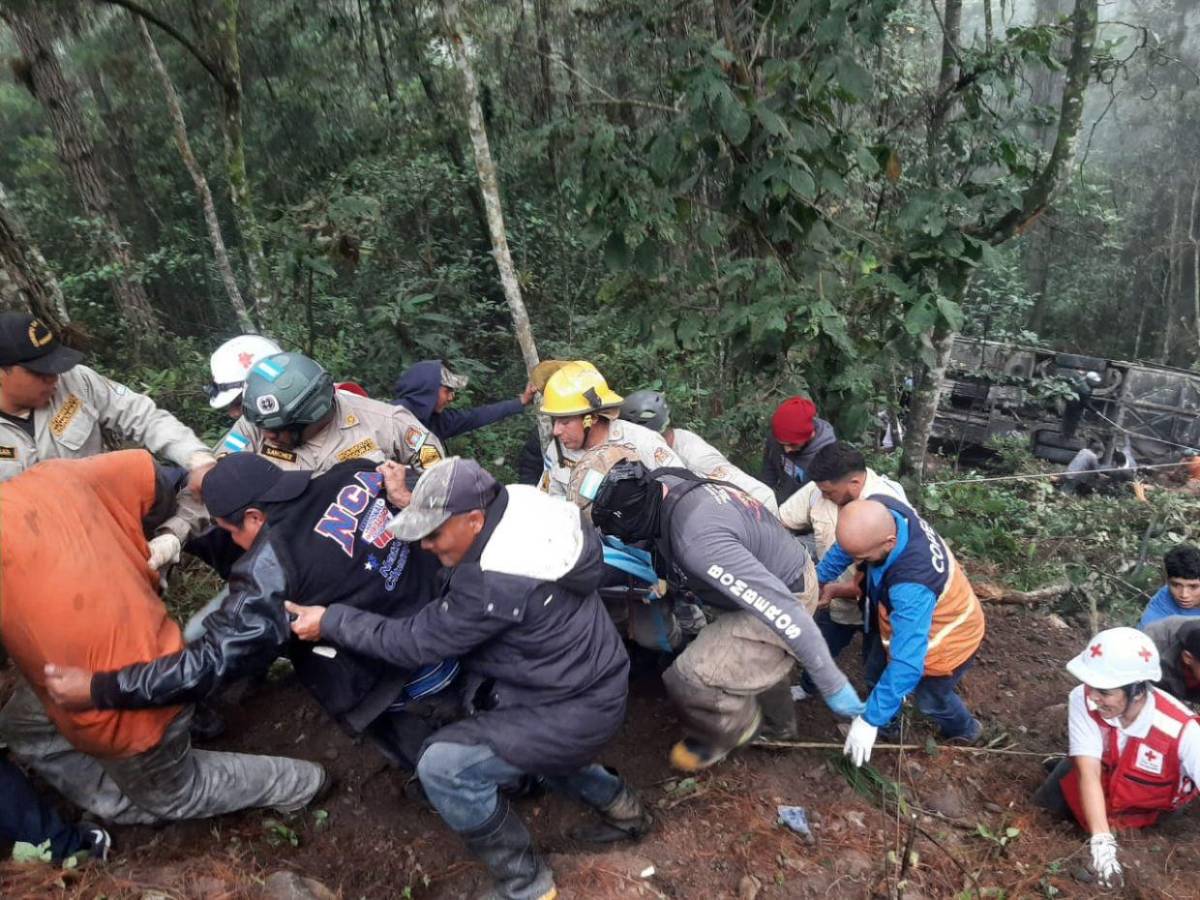 Lelis Juárez, víctima que murió tras volcamiento de bus en Intibucá