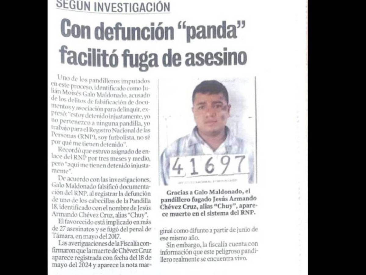 Facilitó fuga de pandillero: Relato hunde a jugador hondureño arrestado en Tegucigalpa