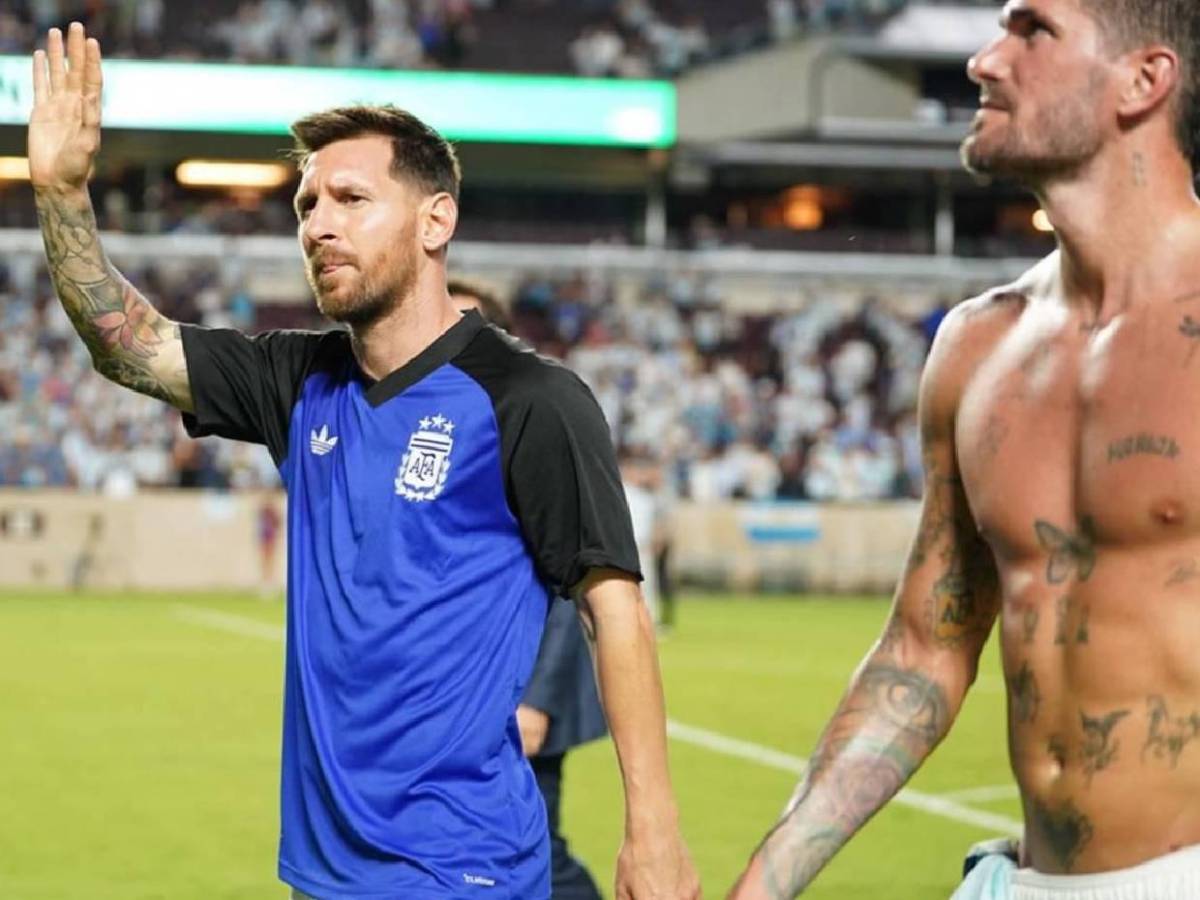 Messi sorprende a jugador hondureño y le da el regalo que todos querían