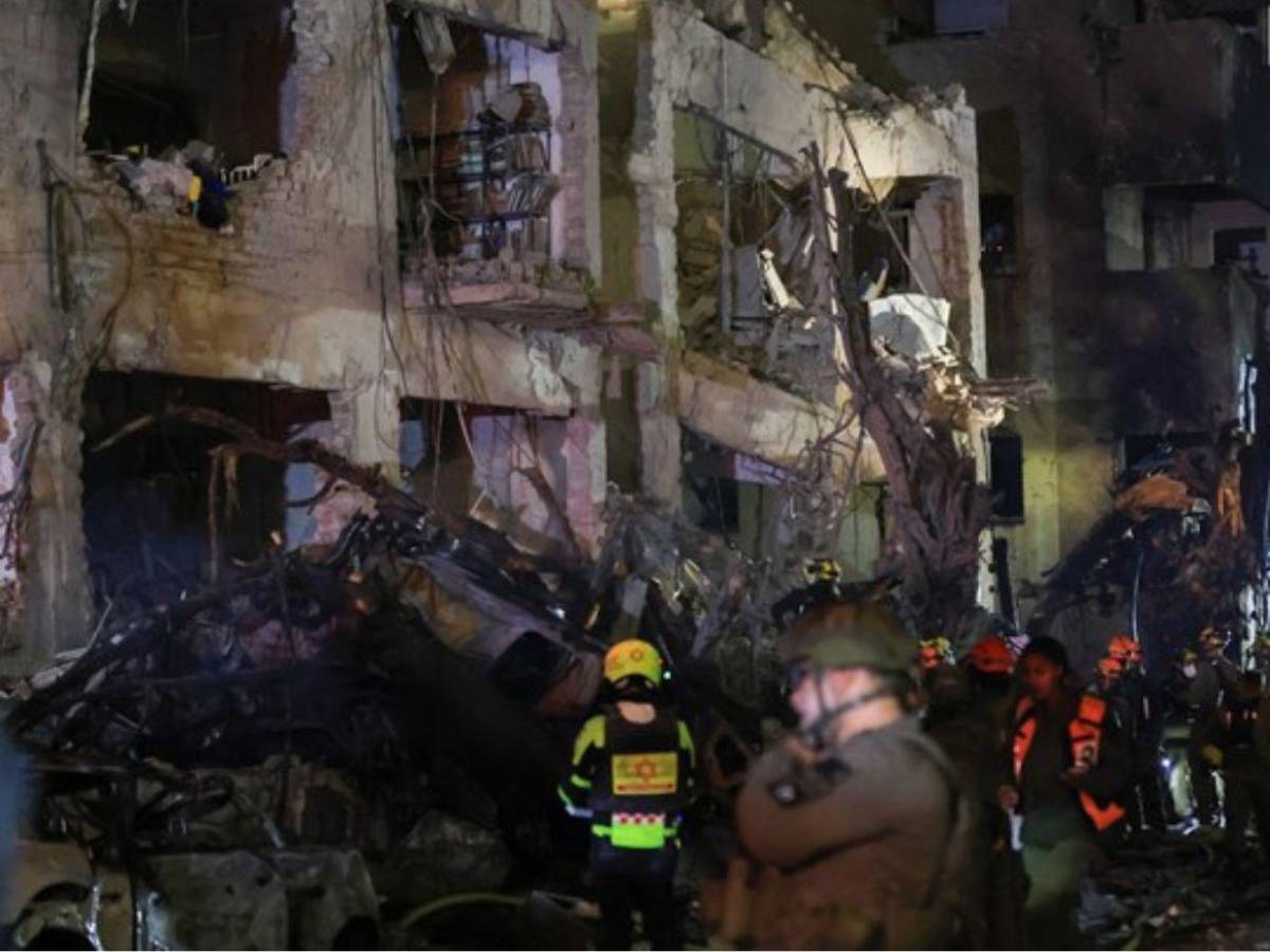 EN FOTOS: estela de muerte y caos en Israel tras la respuesta de Irán