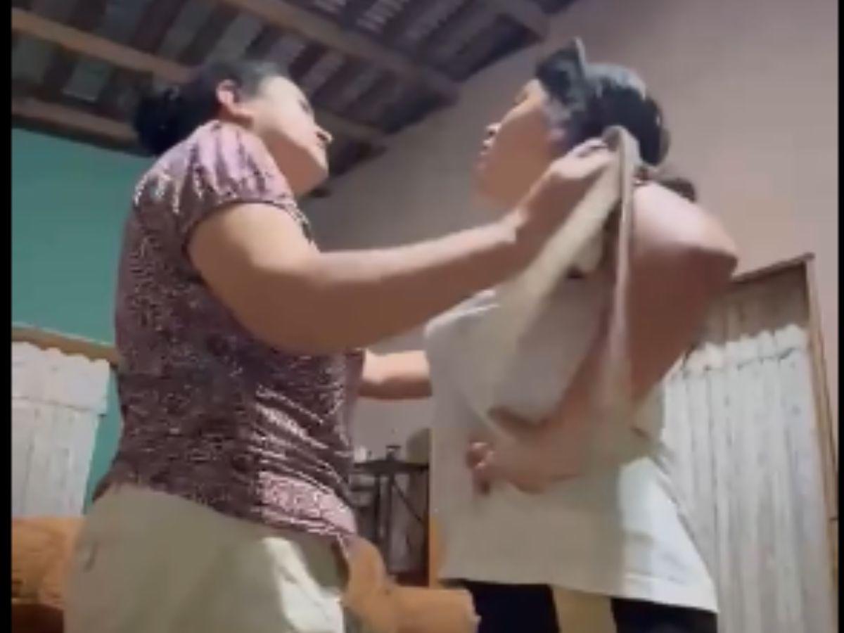 Insultó y agredió a su madre: Capturan a mujer tras video viral en Teupasenti, El Paraíso