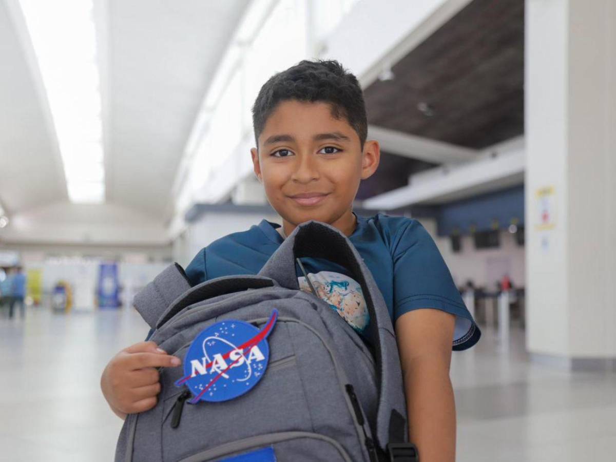 André Mejía, el niño de 10 años que representará a Honduras en campamento de la NASA