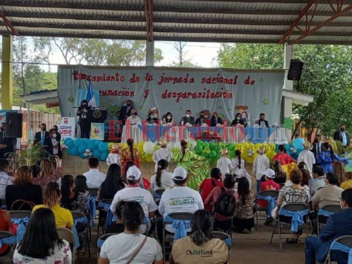 Así se realizó el evento de inauguración de la campaña de salud.