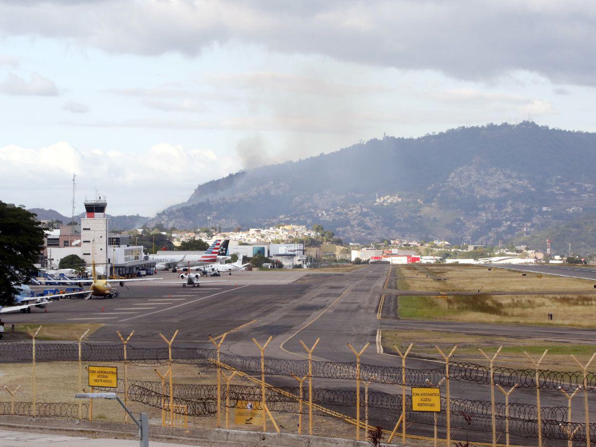 Desde esta pista partió el helicóptero en el que viajaba Hernández junto a los otro cinco ocupantes.