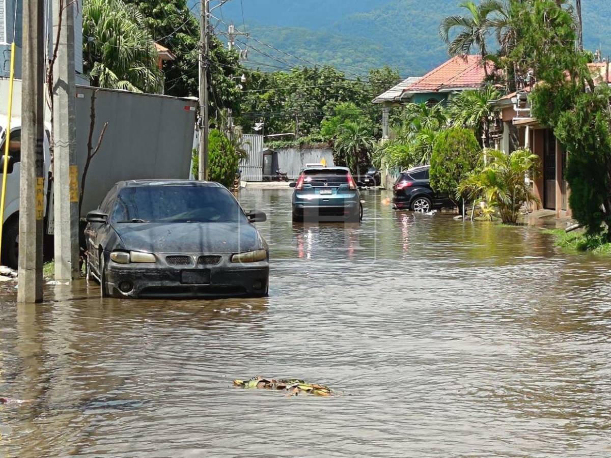 Desastre: así quedó San Pedro Sula ante las lluvias e inundaciones