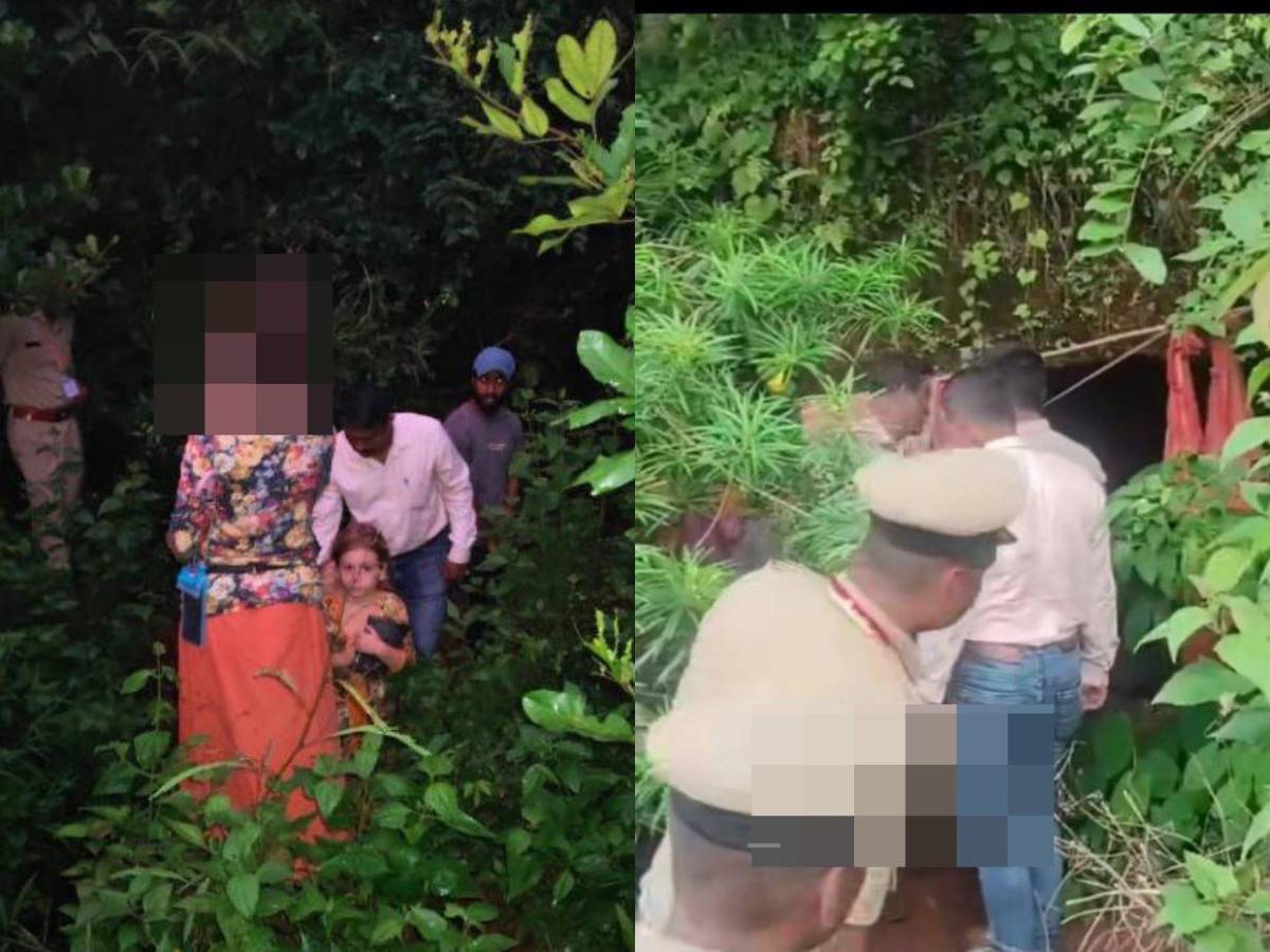Mujer rusa y sus hijas fueron encontradas viviendo en una cueva en India