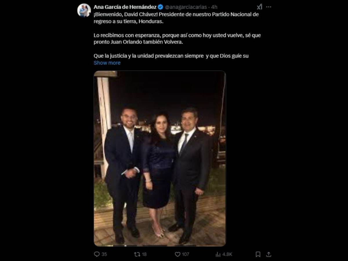 Con fotos del recuerdo, líderes nacionalistas le dicen “bienvenido a casa” a David Chávez