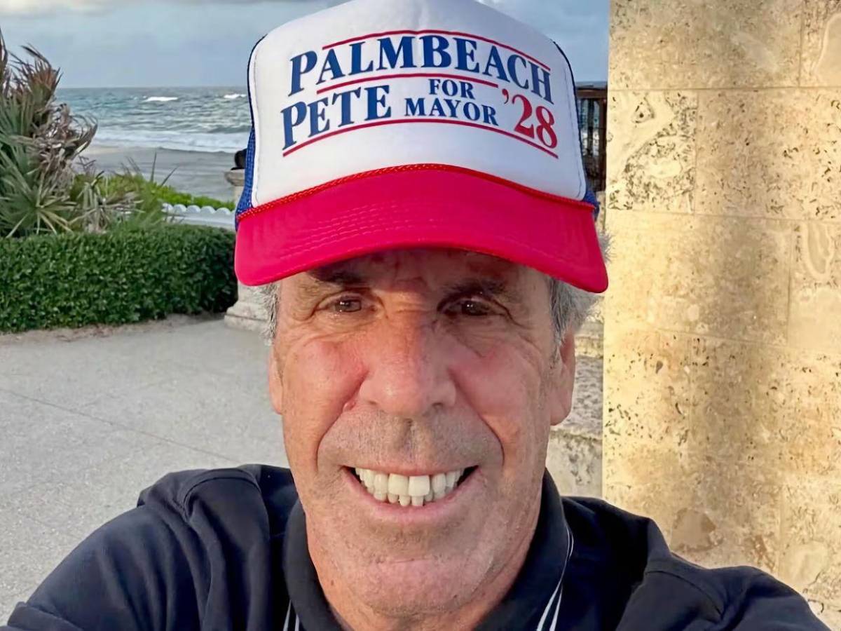 Peter Simel, el hombre parecido a Jeffrey Epstein que busca ser alcalde de Palm Beach