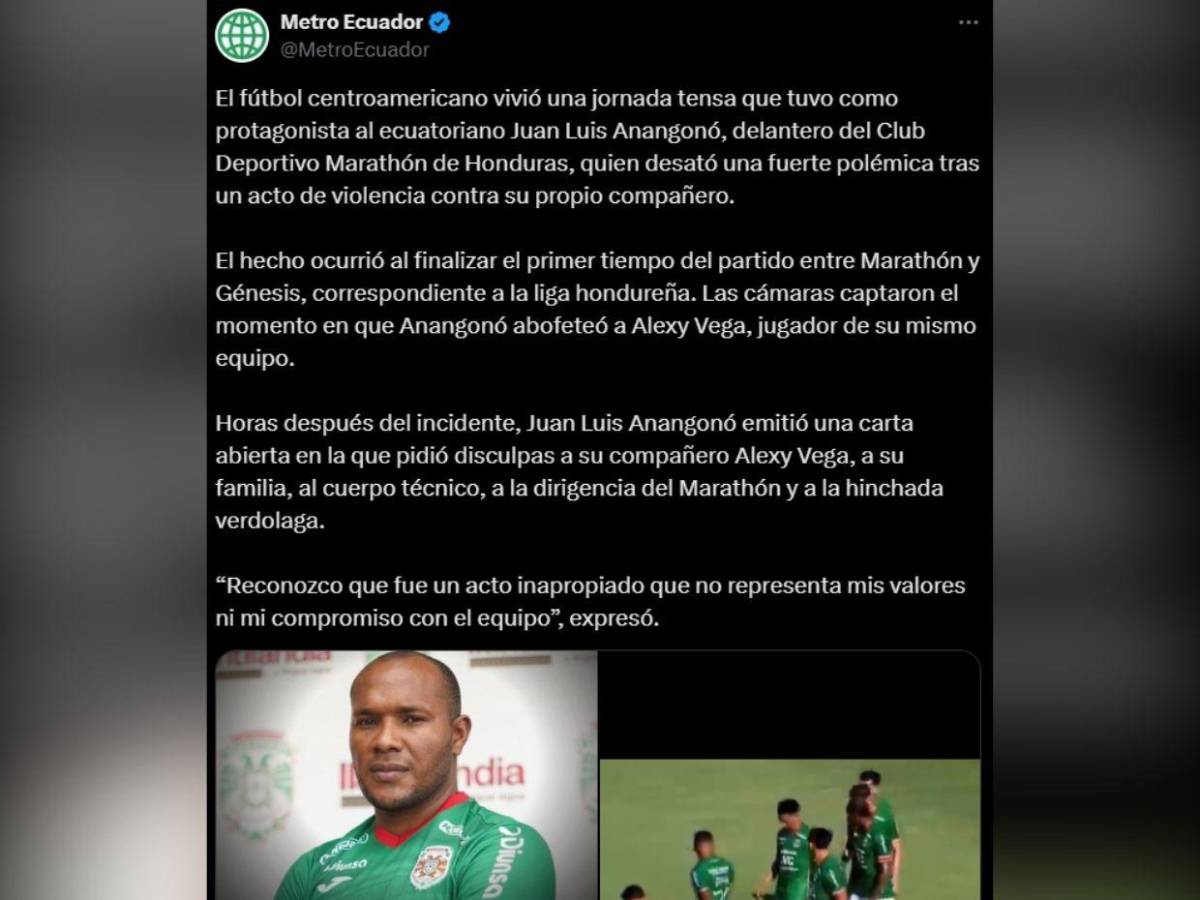 Vergonzoso: Lo que dice la prensa internacional ante la cachetada de Anangonó contra Alexy Vega Vergonzoso: Lo que dice la prensa internacional ante la cachetada de Anangonó contra Alexy Vega