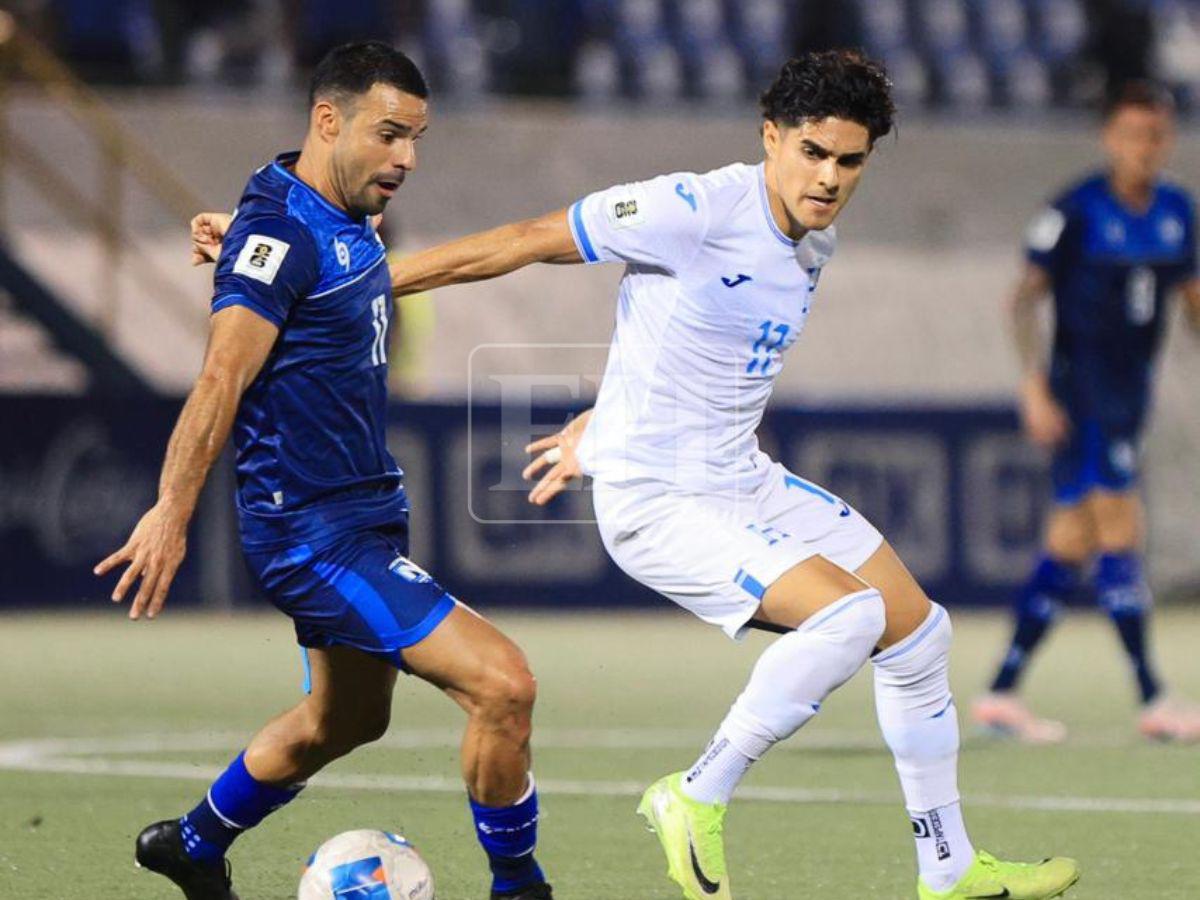 Dejándolo todo en la cancha: las mejores fotos del primer tiempo de Nicaragua vs Honduras