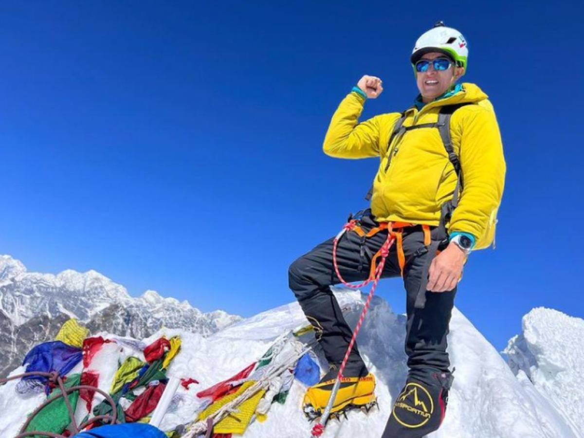 Ronald Quintero se convirtió en el primer hondureño que logró llegar a la cima del Monte Everest