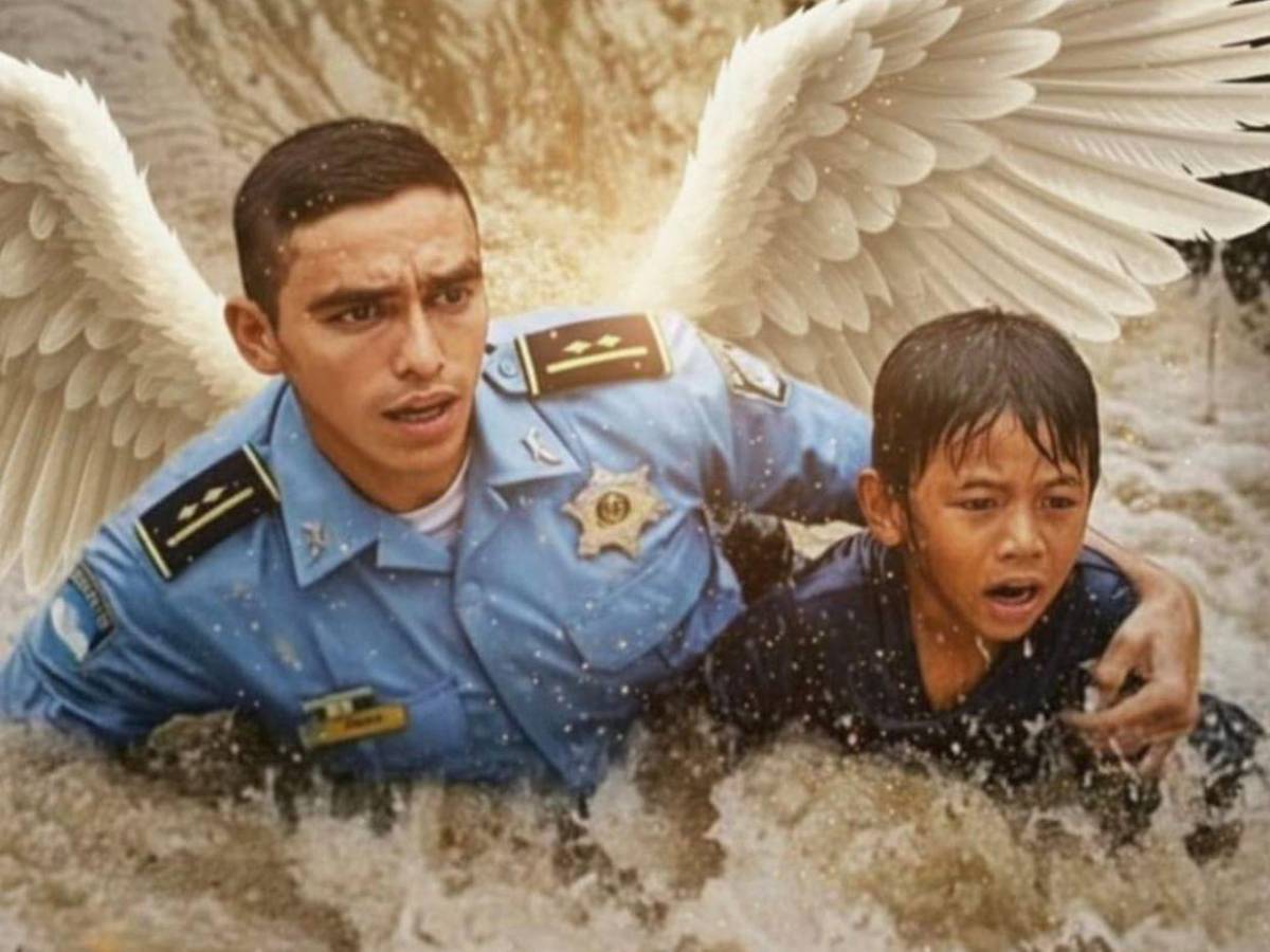 Así fue el rescate del policía que murió por salvar a niño en San Pedro Sula