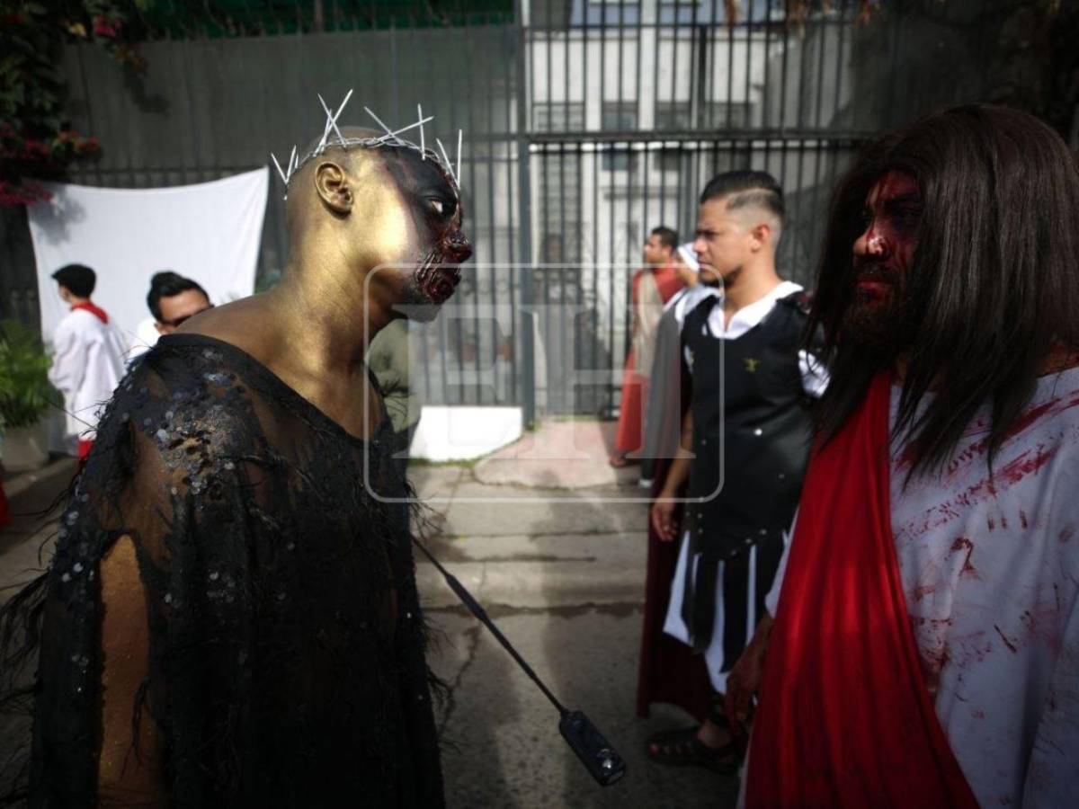 EN FOTOS: Las escenas que marcaron el Viernes Santo en Tegucigalpa