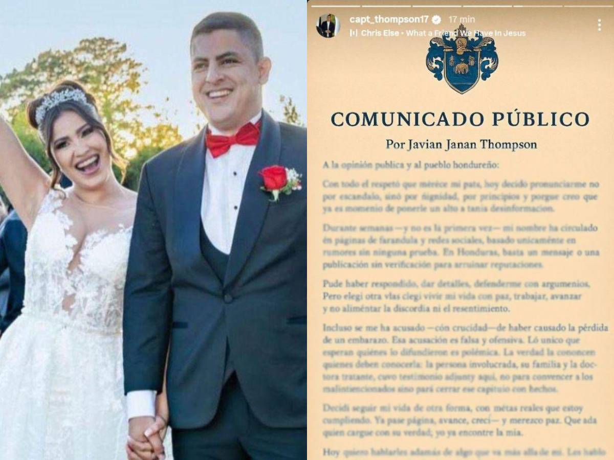 La carta de Javian Thompson tras ser acusado de causar que Alejandra Rubio perdiera bebé La carta de Javian Thompson tras ser acusado de causar que Alejandra Rubio perdiera bebé