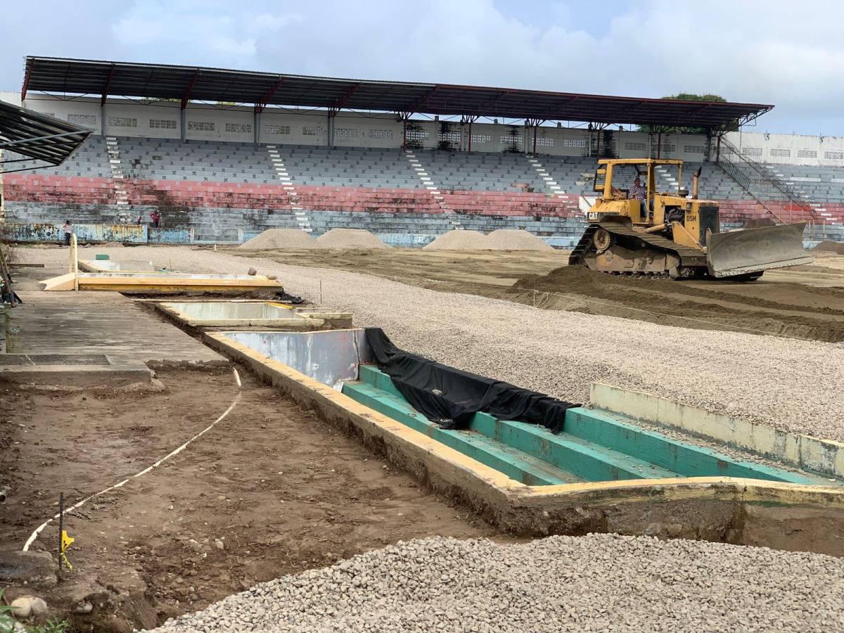 ¿Cuándo lo entregan? Así avanza construcción de nueva cancha del estadio Ceibeño