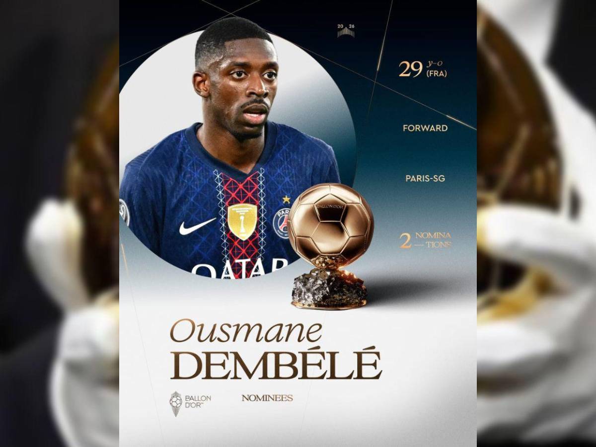 ¿Sorpresas? Estos son los 30 futbolistas nominados al Balón de Oro 2026