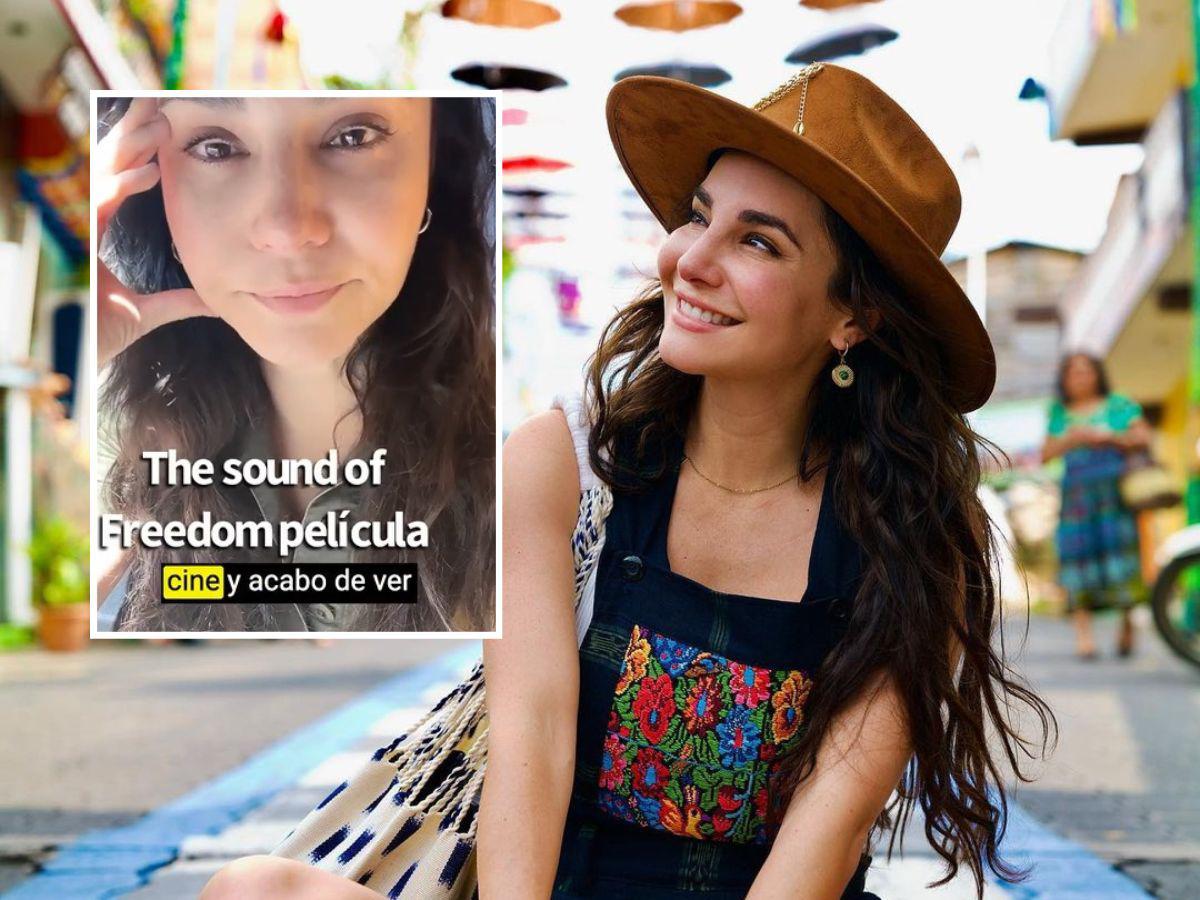 “Sonido de libertad” deja a Martha Higareda visiblemente conmovida: una mirada desgarradora al tráfico de niños