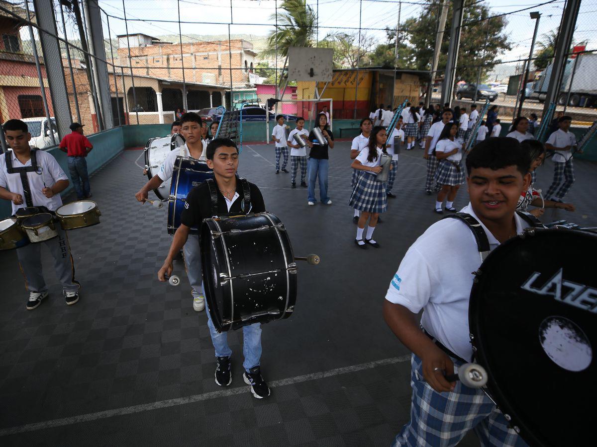 Con 32 estudiantes, la banda del Liceo Heiner Reyes promete un show este 15 de septiembre