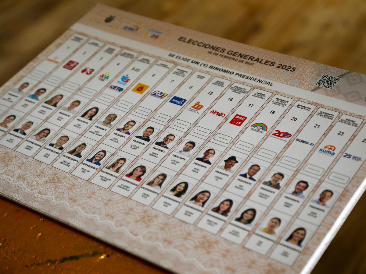 Elecciones en Ecuador: Noboa vota sin dar declaraciones y González denuncia “irregularidades”