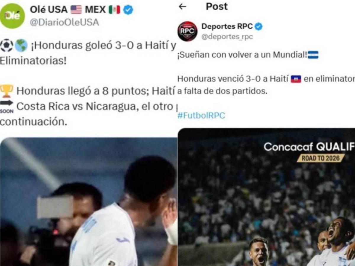 Honduras golea a Haití: Lo que dicen los medios y periodistas tras el triunfo en eliminatoria
