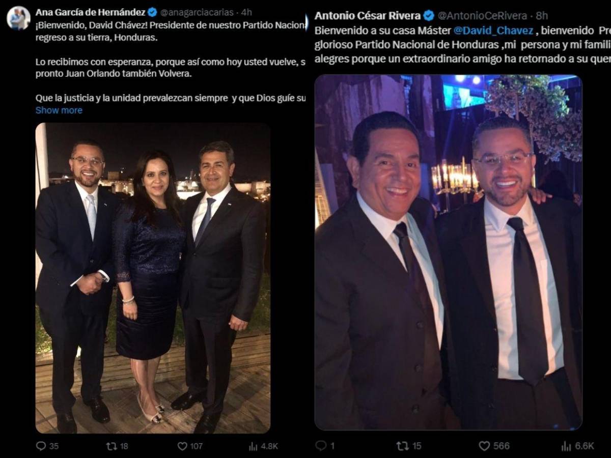 Con fotos del recuerdo, líderes nacionalistas le dicen “bienvenido a casa” a David Chávez