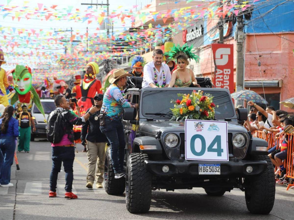 Color, alegría y belleza en el Carnaval Internacional de La Ceiba 2025